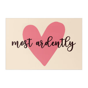 Pride And Prejudice Mr. Darcy - Most Ardently V Acrylic Print