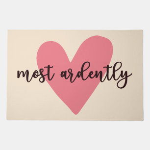 Pride And Prejudice Mr. Darcy - Most Ardently V Doormat