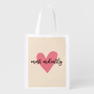 Pride And Prejudice Mr. Darcy - Most Ardently V Grocery Bag