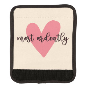 Pride And Prejudice Mr. Darcy - Most Ardently V Luggage Handle Wrap