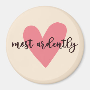 Pride And Prejudice Mr. Darcy - Most Ardently V Magnet