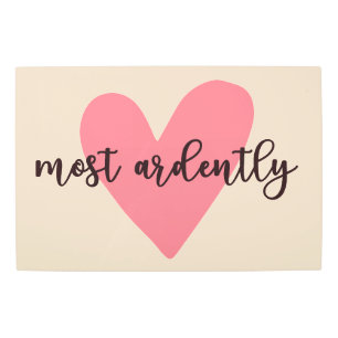 Pride And Prejudice Mr. Darcy - Most Ardently V Metal Print