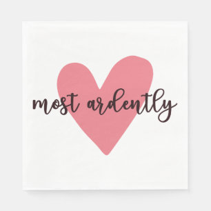Pride And Prejudice Mr. Darcy - Most Ardently V Napkins