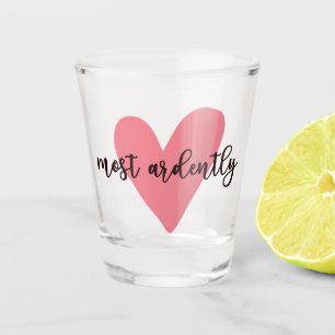 Pride And Prejudice Mr. Darcy - Most Ardently V Shot Glass