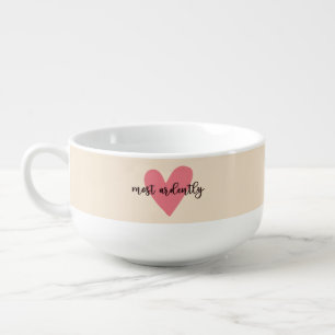 Pride And Prejudice Mr. Darcy - Most Ardently V Soup Mug