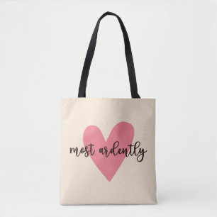 Pride And Prejudice Mr. Darcy - Most Ardently V Tote Bag