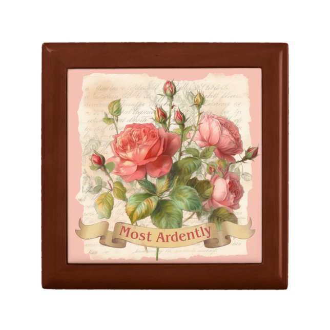 Pride and Prejudice Mr Darcy quote, Most Ardently Gift Box (Front)