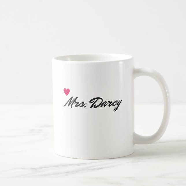Pride and Prejudice Mrs. Darcy Mug (Right)
