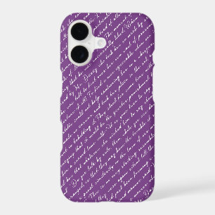 Pride and Prejudice Netherfield Ball Typography iPhone 17 Case