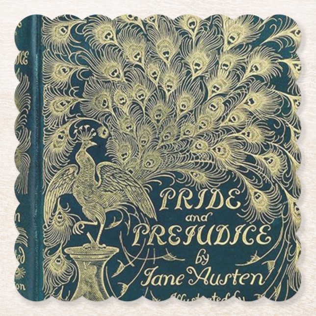Pride and Prejudice Paper Coaster (Front)