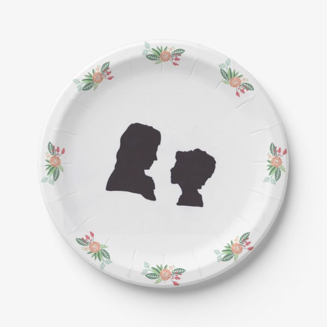 Pride and Prejudice Paper Plates (Front)