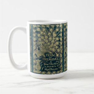 Pride and Prejudice Peacock Cover Coffee Mug