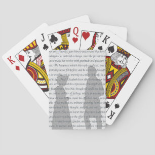 Pride and Prejudice Poker Cards
