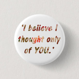 Pride and Prejudice Quote Button