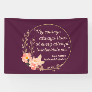 Pride and Prejudice Quote I - Cute Style Banner