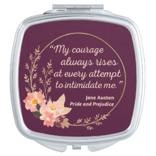 Pride and Prejudice Quote I - Cute Style Compact Mirror
