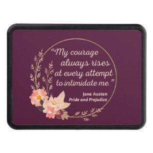 Pride and Prejudice Quote I - Cute Style Hitch Cover