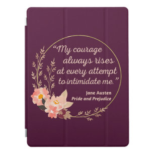 Pride and Prejudice Quote I - Cute Style iPad Pro Cover