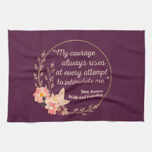 Pride and Prejudice Quote I - Cute Style Kitchen Towel