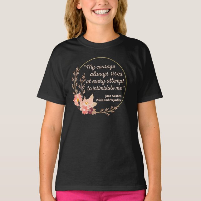 Pride and Prejudice Quote I - Cute Style T-Shirt (Front)