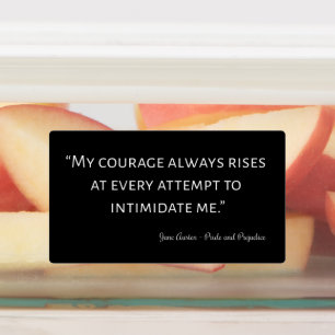 Pride and Prejudice Quote I Labels