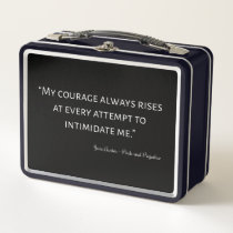 Pride and Prejudice Quote I Metal Lunch Box