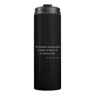 Pride and Prejudice Quote I Thermal Tumbler