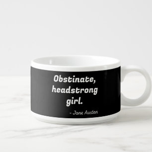 Pride and Prejudice Quote II Bowl