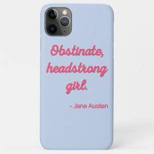 Pride and Prejudice Quote II - Cute Style iPhone 11 Pro Max Case