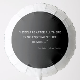 Pride and Prejudice Quote III Balloon