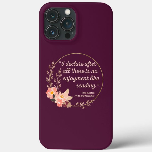 Pride and Prejudice Quote III - Cute Style Case-Mate iPhone Case (Back)