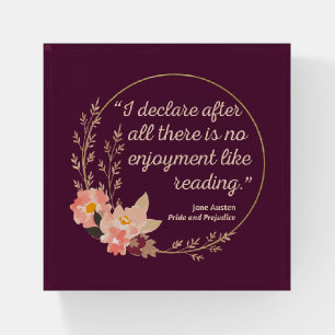 Pride and Prejudice Quote III - Cute Style Paperweight