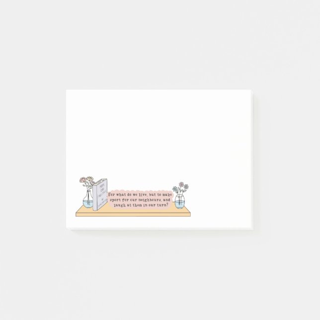 Pride and Prejudice Quote Notes (Front)