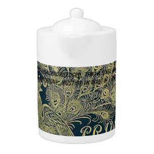Pride and Prejudice teapot