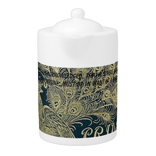 Pride and Prejudice teapot (Front)