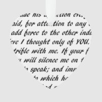 Pride and Prejudice Text Double-Sided