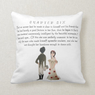 Pride and Prejudice Throw Pillow