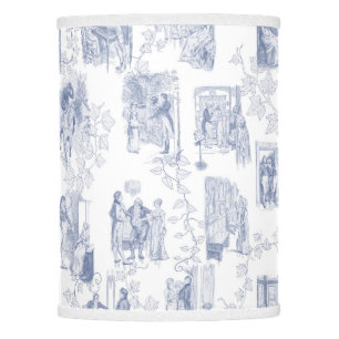 Pride and Prejudice Toile de Jouy Lamp Shade