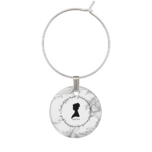 Pride and Prejudice Wine Charm
