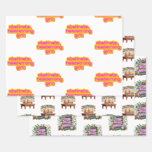 Pride and Prejudice wrapping paper trio pack