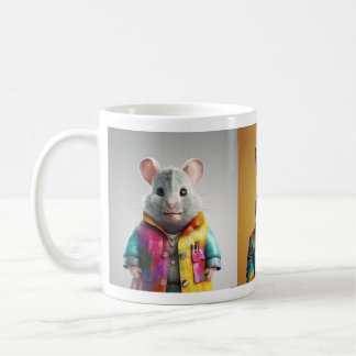 Pride Animals: Chinchilla, Bunny, Penguin Coffee Mug