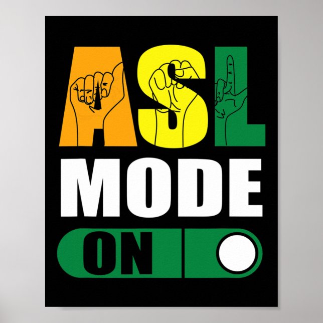 Pride Asl Mode On Proud Hand Sign Language  (Front)