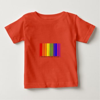 Pride Barcode - Babygrow Baby T-shirt by MuseDesignStudio at Zazzle
