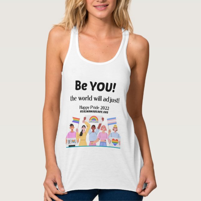 Pride Be You tank top (Front)