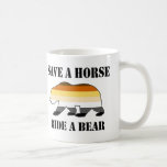 Pride Bear Pride Save A Horse Ride A Bear Coffee Mug at Zazzle