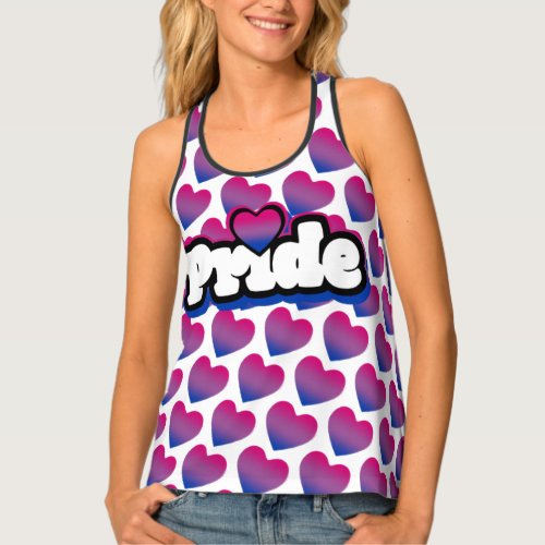 Pride Bisexual All_Over Print Racerback Tank Top