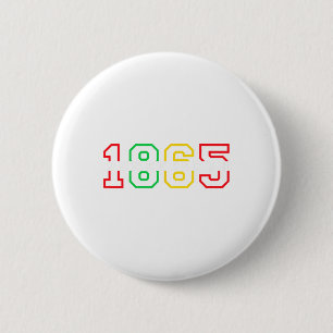Pride Black History 1865 Juneteenth Button