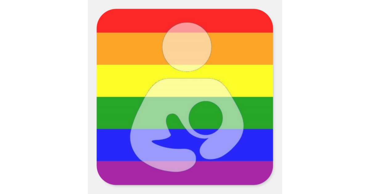 Pride Breastfeeding Symbol Stickers Zazzle