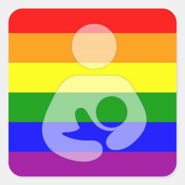 Pride Breastfeeding Symbol Stickers (Front)