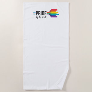 Pride by the Beach beach towel